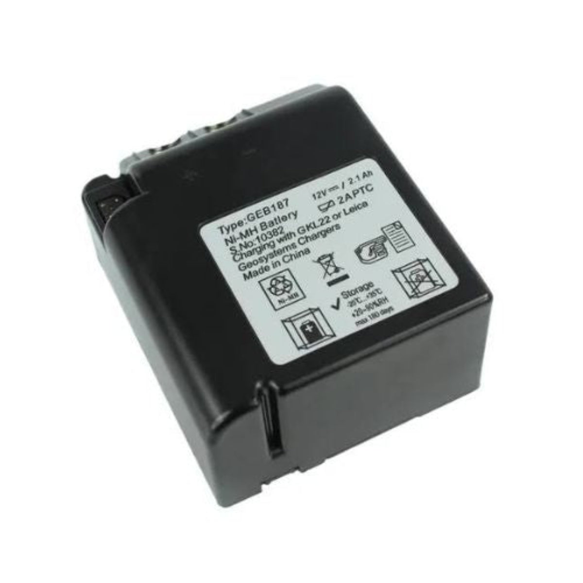 Bateria Leica GEB187 para Estação Total TPS 300, 400, 700 E 800 NIMH 6V - 2.1Ah