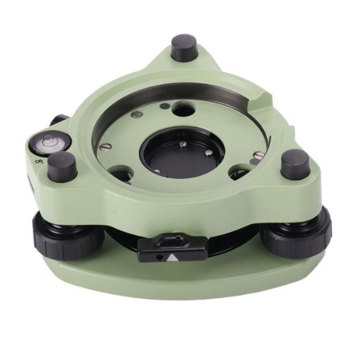 Base nivelante Estilo Leica, com Prumo optico, Cor Padrao: Verde, GSC