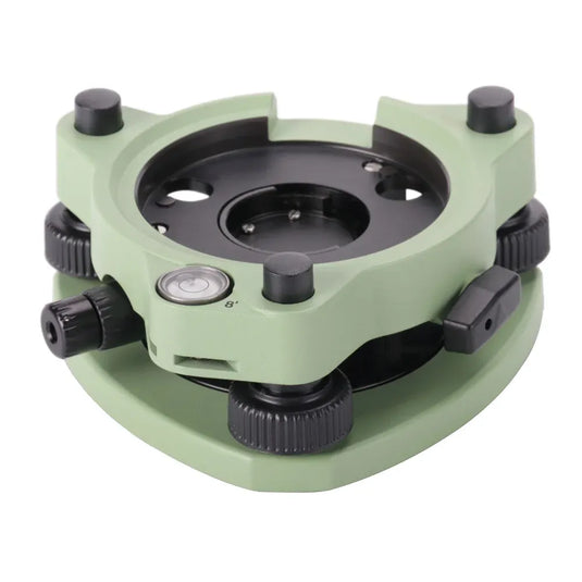 Base nivelante tipo Leica com prumo ótico GDF322, verde