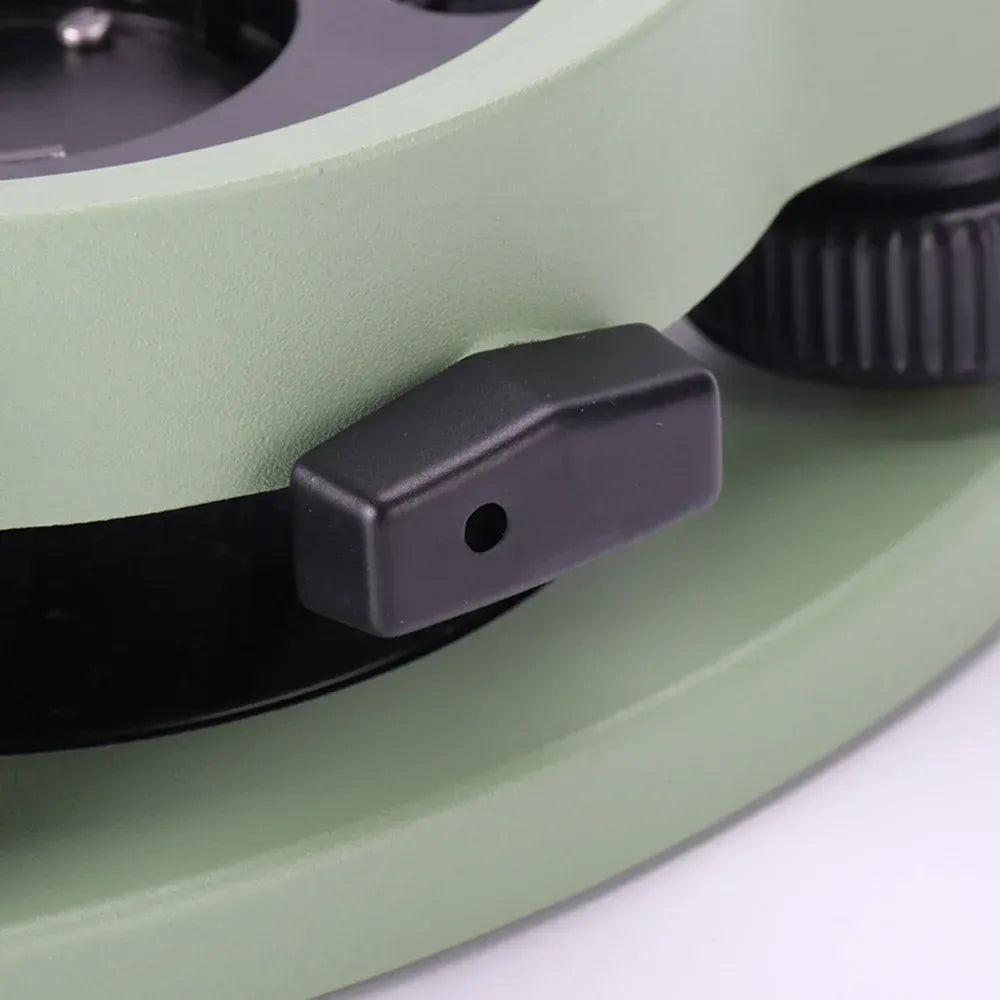 Base nivelante tipo Leica com prumo ótico GDF322, verde