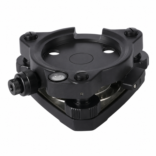 Base Nivelante Para Topografia Com Prumo Óptico, Cor Preta