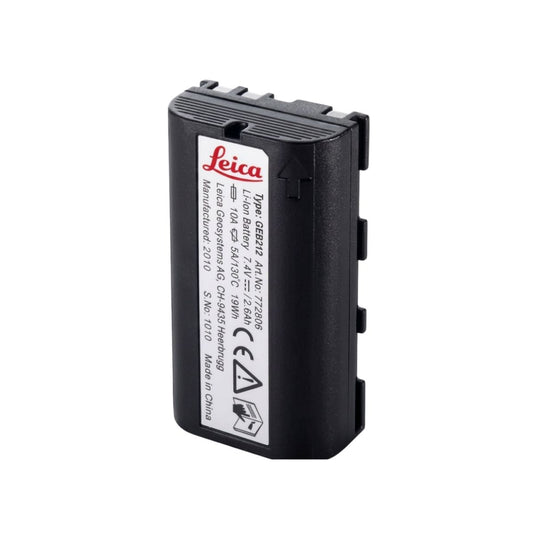 Leica Bateria GEB212 para Flexline GS09 GS15  Li-Ion 7,4V 2600mAh