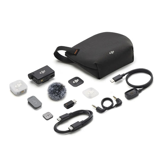 Microfone DJI Mic Mini 2 (1 TX Microfone + 1 RX Receptor) BR - DJI145